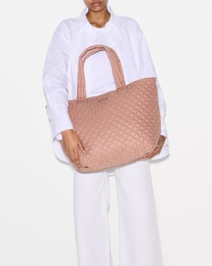 Dusty Rose Large Metro Tote Deluxe