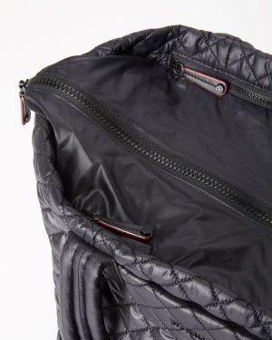 Black Large Metro Tote Deluxe