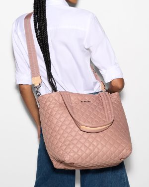 Dusty Rose Medium Metro Tote Deluxe