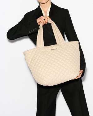 Buff Medium Metro Tote Deluxe