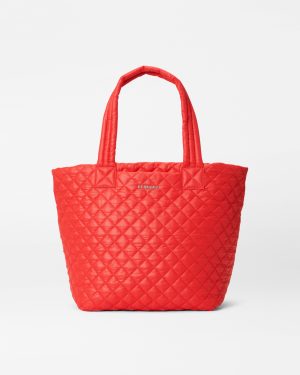 Bright Cherry Medium Metro Tote Deluxe