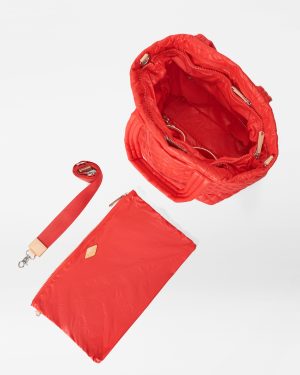 Bright Cherry Medium Metro Tote Deluxe