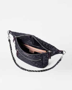 Black Crosby Crossbody Sling Bag