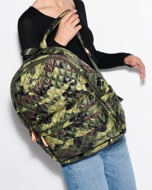 Green Camo Metro Backpack