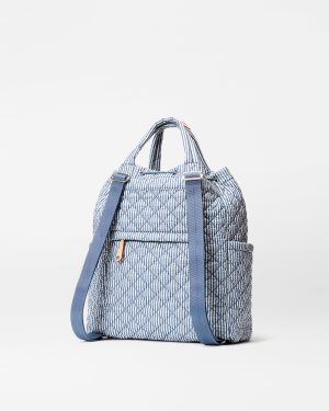 Seersucker Metro Convertible Backpack