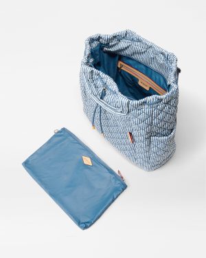 Seersucker Metro Convertible Backpack
