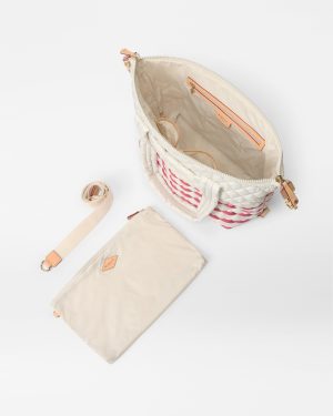 Sandshell/Apple Charter Stripe Medium Sutton Deluxe