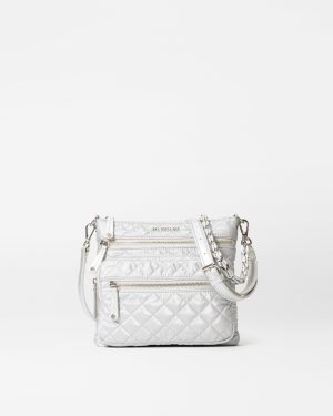 Oyster Metallic Downtown Crosby Crossbody