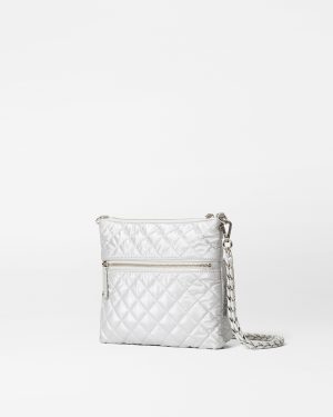 Oyster Metallic Downtown Crosby Crossbody