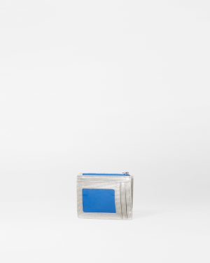 Silver Metallic Id Card Case