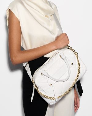 Chalk Liquid Madison Satchel