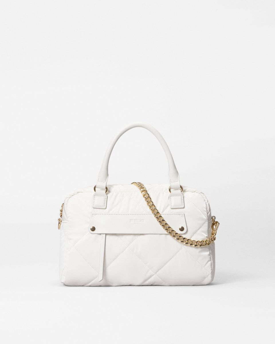 Chalk Liquid Madison Satchel