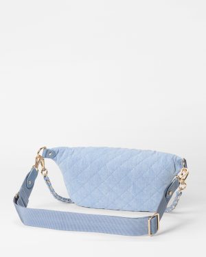 True Light Denim Small Crosby Crossbody Sling