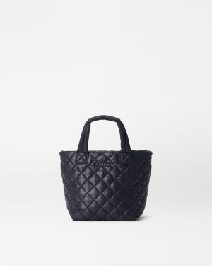 Black Micro Metro Tote Deluxe
