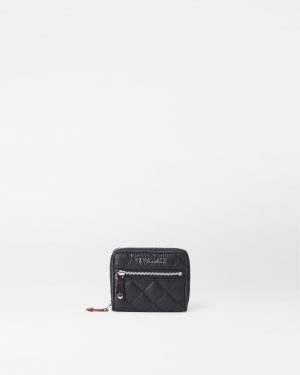 Black Crosby Small Wallet