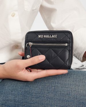Black Crosby Small Wallet