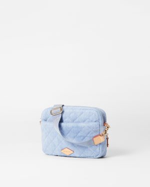 True Light Denim Small Metro Camera Bag