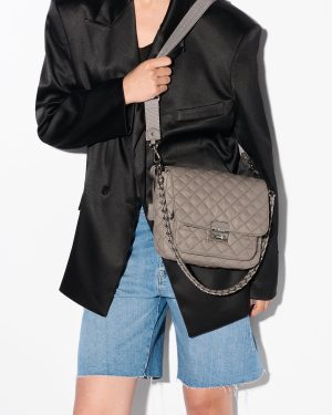 Morning Dove Medium Crosby Lock Crossbody