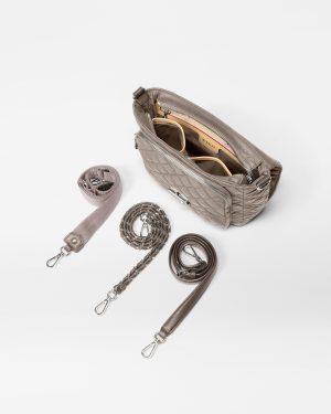 Morning Dove Medium Crosby Lock Crossbody