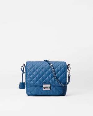 French Blue Medium Crosby Lock Crossbody