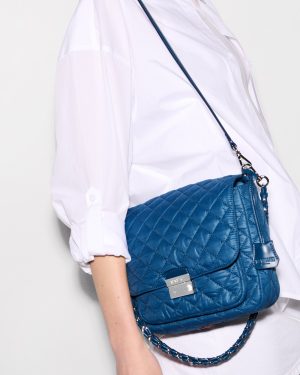 French Blue Medium Crosby Lock Crossbody