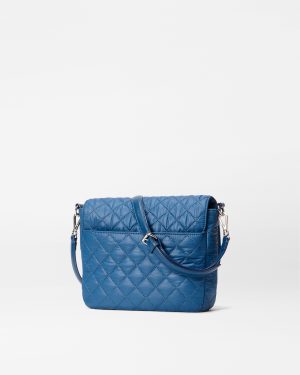 French Blue Medium Crosby Lock Crossbody