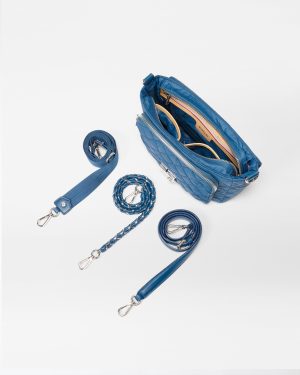 French Blue Medium Crosby Lock Crossbody