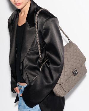 Morning Dove Large Crosby Lock Crossbody