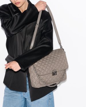 Morning Dove Large Crosby Lock Crossbody