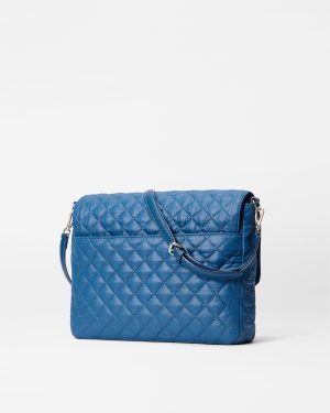 French Blue Large Crosby Lock Crossbody