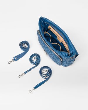 French Blue Large Crosby Lock Crossbody