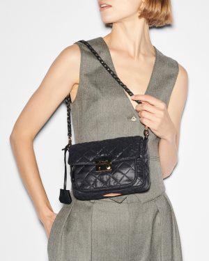 Black Small Crosby Lock Crossbody