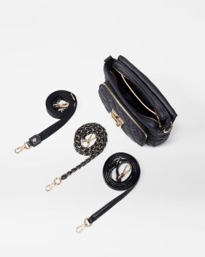 Black Small Crosby Lock Crossbody