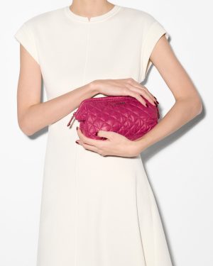 Raspberry Crosby Frame Cosmetic