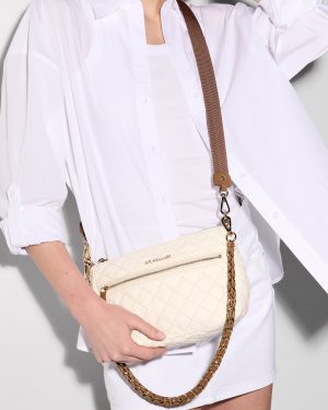 Sandshell with Brown Crosby Ella Crossbody