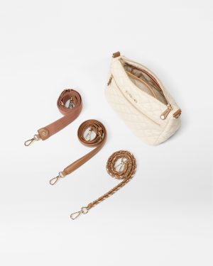 Sandshell with Brown Crosby Ella Crossbody