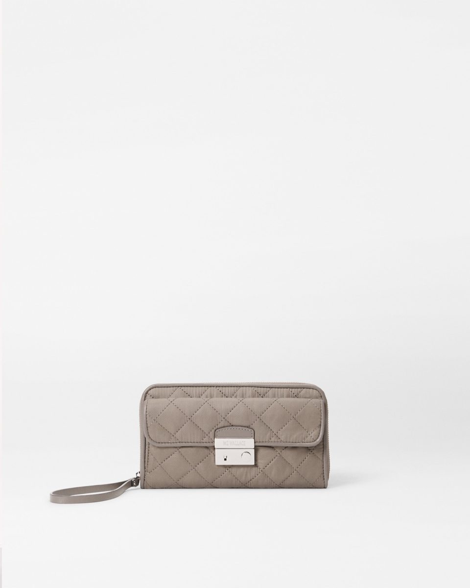 Morning Dove Crosby Lock Wristlet