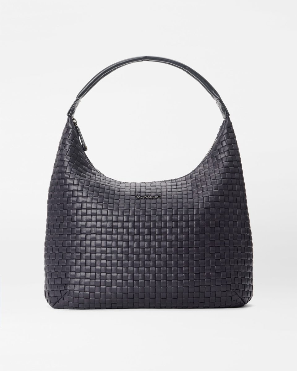 Black Large Woven Shoulder