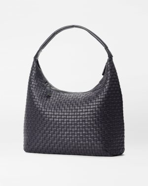 Black Large Woven Shoulder