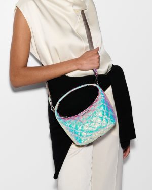 Opal Leather Mini Hobo