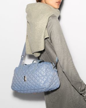 Stone Blue Astor Satchel