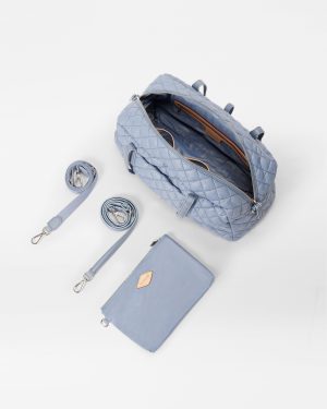 Stone Blue Astor Satchel