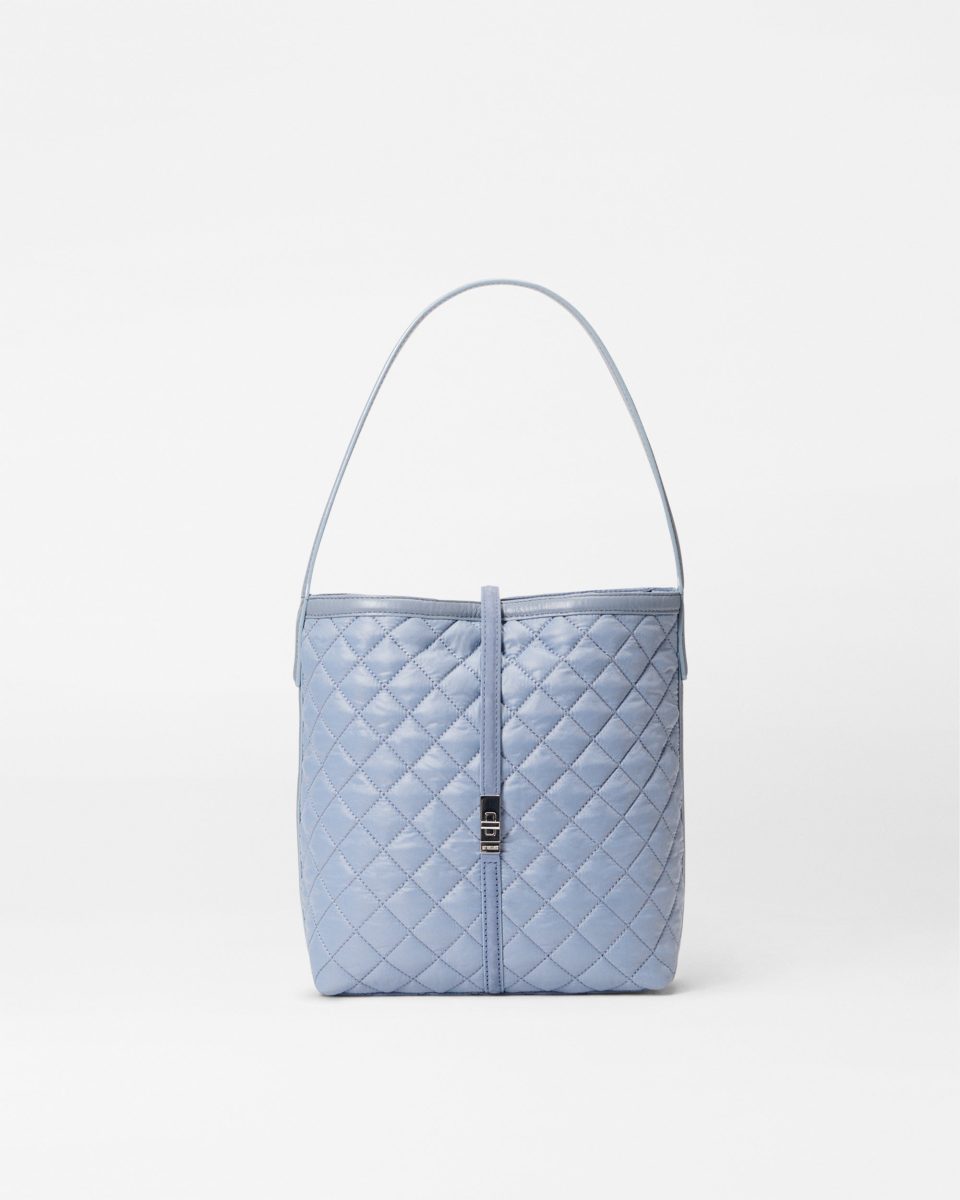 Stone Blue Small Astor Hobo