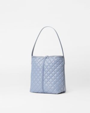 Stone Blue Small Astor Hobo