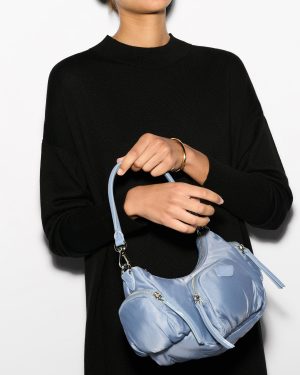 Stone Blue Small Chelsea Shoulder