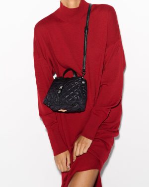 Black Mini Astor Top Handle