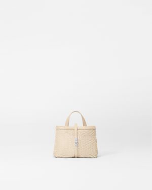 Buff Mesh Mini Astor Top Handle