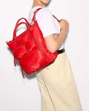 Bright Cherry Chelsea Convertible Backpack