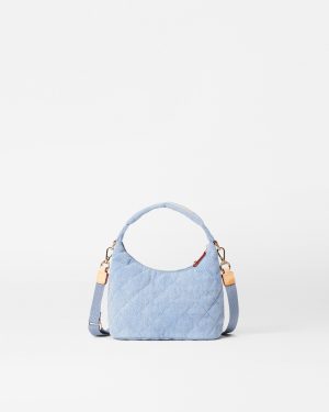 True Light Denim Mini Metro Hobo