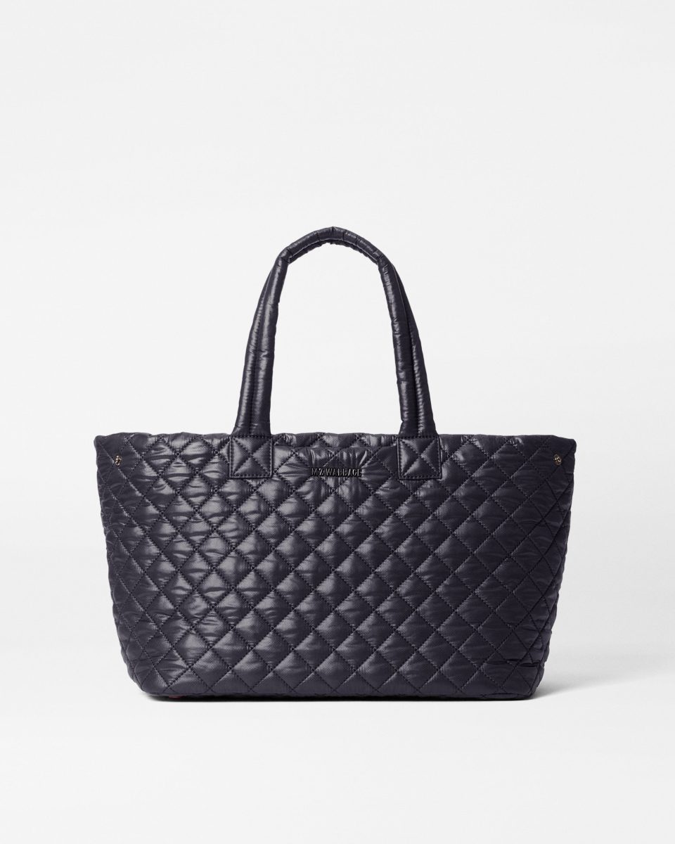 Black Medium Metro City Tote